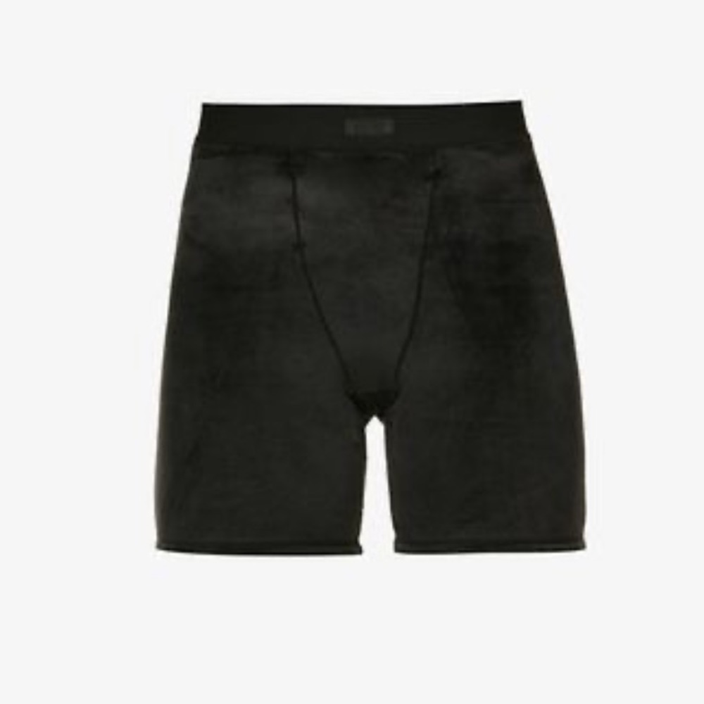 Skims velour biker short